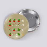 Funny Math Teacher Order Of Operations Quiz Xmas Button