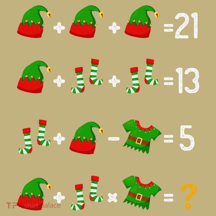 Funny Math Teacher Order Of Operations Quiz Xmas Button