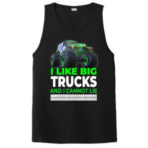 Funny Monster Truck I Like Big Trucks For Adults PosiCharge Competitor Tank