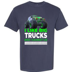 Funny Monster Truck I Like Big Trucks For Adults Garment-Dyed Heavyweight T-Shirt