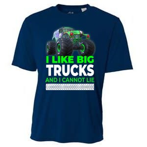 Funny Monster Truck I Like Big Trucks For Adults Cooling Performance Crew T-Shirt