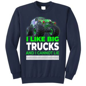 Funny Monster Truck I Like Big Trucks For Adults Sweatshirt