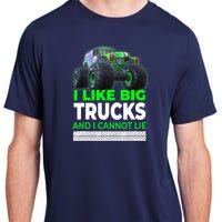 Funny Monster Truck I Like Big Trucks For Adults Adult ChromaSoft Performance T-Shirt