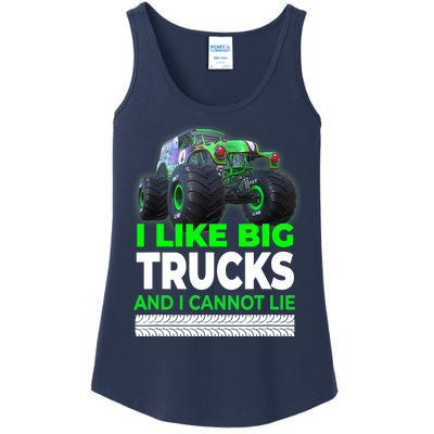 Funny Monster Truck I Like Big Trucks For Adults Ladies Essential Tank