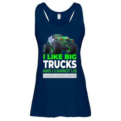 Funny Monster Truck I Like Big Trucks For Adults Ladies Essential Flowy Tank