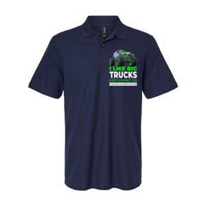 Funny Monster Truck I Like Big Trucks For Adults Softstyle Adult Sport Polo