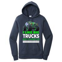 Funny Monster Truck I Like Big Trucks For Adults Women's Pullover Hoodie