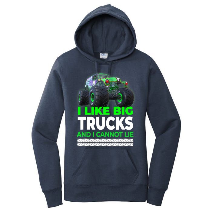 Funny Monster Truck I Like Big Trucks For Adults Women's Pullover Hoodie