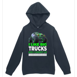 Funny Monster Truck I Like Big Trucks For Adults Urban Pullover Hoodie