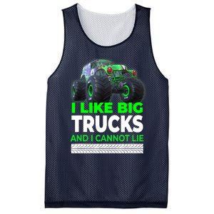 Funny Monster Truck I Like Big Trucks For Adults Mesh Reversible Basketball Jersey Tank