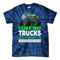 Funny Monster Truck I Like Big Trucks For Adults Tie-Dye T-Shirt