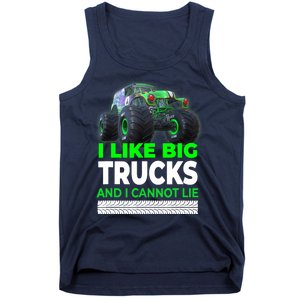 Funny Monster Truck I Like Big Trucks For Adults Tank Top