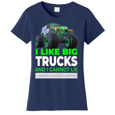 Funny Monster Truck I Like Big Trucks For Adults Women's T-Shirt