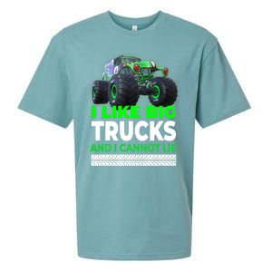 Funny Monster Truck I Like Big Trucks For Adults Sueded Cloud Jersey T-Shirt