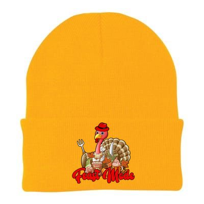 Feast Mode Turkey Thanksgiving Holiday Knit Cap Winter Beanie