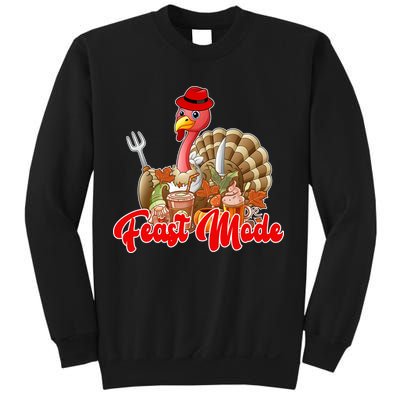 Feast Mode Turkey Thanksgiving Holiday Sweatshirt