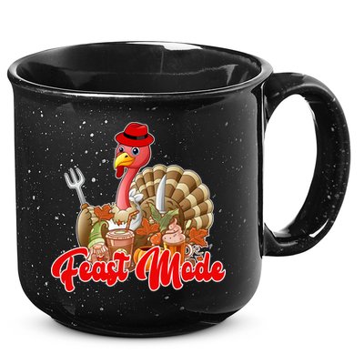 Feast Mode Turkey Thanksgiving Holiday 15oz Campfire Ceramic Mug