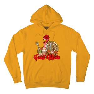 Feast Mode Turkey Thanksgiving Holiday Hoodie