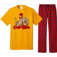 Feast Mode Turkey Thanksgiving Holiday Pajama Set