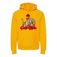 Feast Mode Turkey Thanksgiving Holiday Premium Hoodie