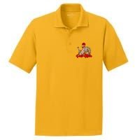 Feast Mode Turkey Thanksgiving Holiday PosiCharge RacerMesh Polo