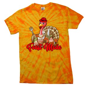 Feast Mode Turkey Thanksgiving Holiday Tie-Dye T-Shirt