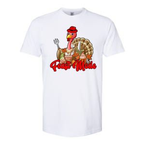 Feast Mode Turkey Thanksgiving Holiday Softstyle CVC T-Shirt