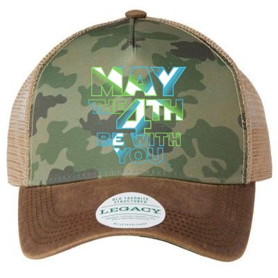 Funny May The 4th Be With You Legacy Tie Dye Trucker Hat