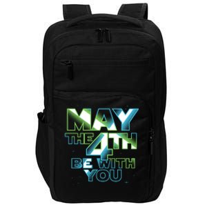 Funny May The 4th Be With You Impact Tech Backpack