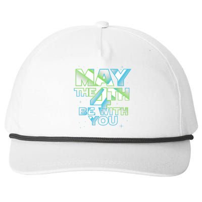 Funny May The 4th Be With You Snapback Five-Panel Rope Hat