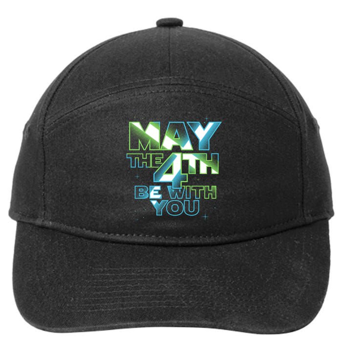 Funny May The 4th Be With You 7-Panel Snapback Hat