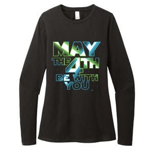 Funny May The 4th Be With You Womens CVC Long Sleeve Shirt