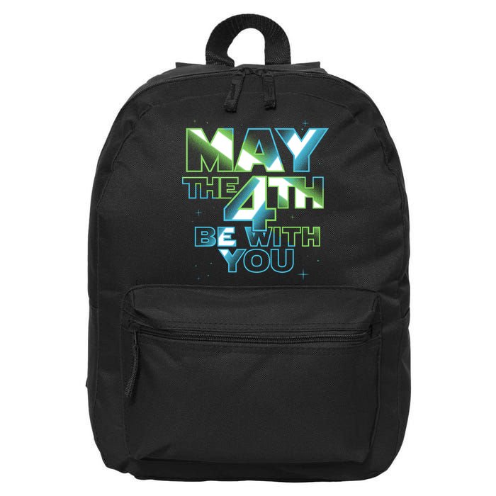 Funny May The 4th Be With You 16 in Basic Backpack