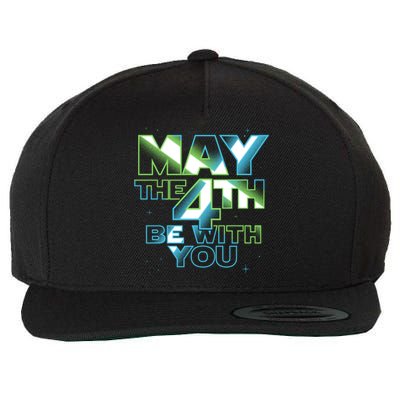 Funny May The 4th Be With You Wool Snapback Cap