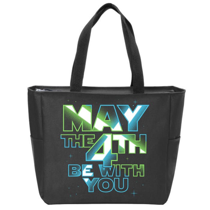 Funny May The 4th Be With You Zip Tote Bag