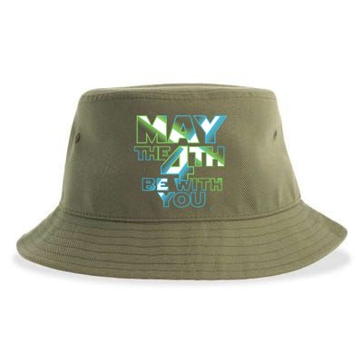 Funny May The 4th Be With You Sustainable Bucket Hat