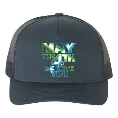 Funny May The 4th Be With You Yupoong Adult 5-Panel Trucker Hat