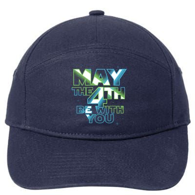 Funny May The 4th Be With You 7-Panel Snapback Hat