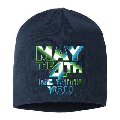 Funny May The 4th Be With You Sustainable Beanie