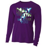 Funny May The 4th Be With You Cooling Performance Long Sleeve Crew