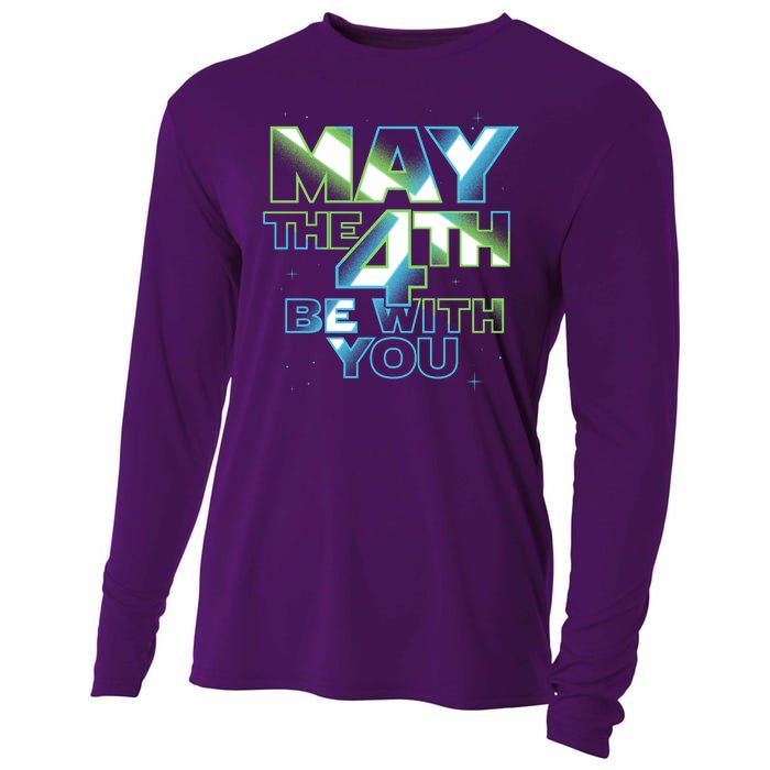 Funny May The 4th Be With You Cooling Performance Long Sleeve Crew