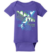 Funny May The 4th Be With You Baby Bodysuit
