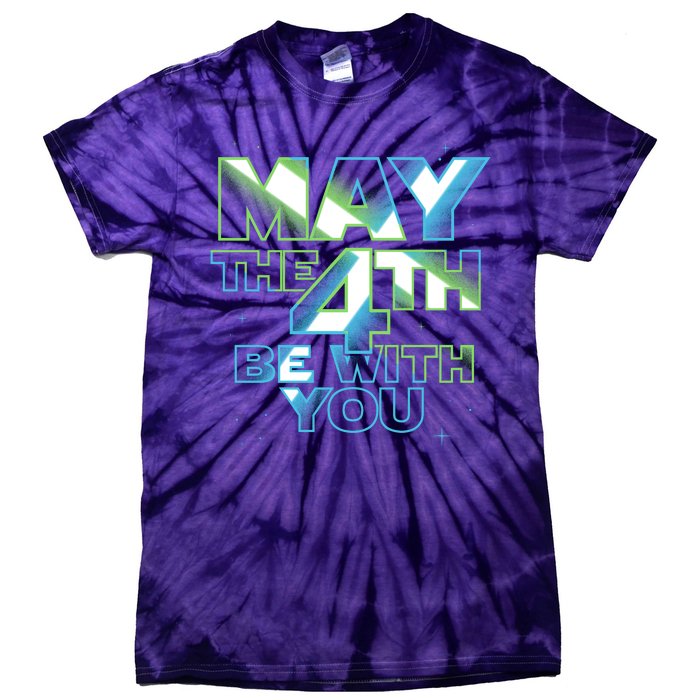 Funny May The 4th Be With You Tie-Dye T-Shirt