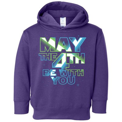 Funny May The 4th Be With You Toddler Hoodie