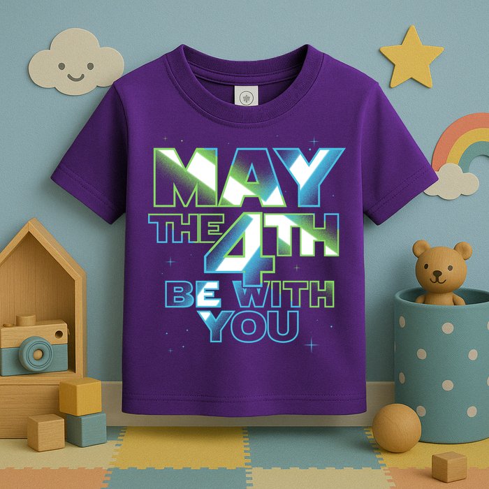 Funny May The 4th Be With You Toddler T-Shirt