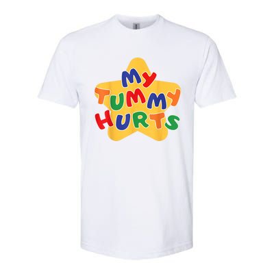 Funny My Tummy Hurts Star Softstyle® CVC T-Shirt