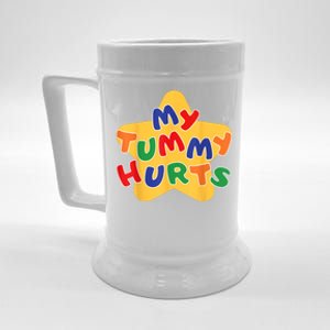 Funny My Tummy Hurts Star Beer Stein