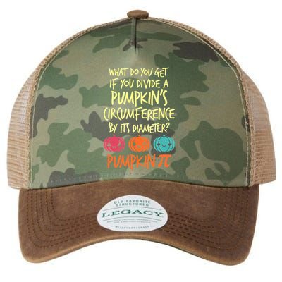 Funny Math Teacher Halloween Costume Pumpkin Pi Legacy Tie Dye Trucker Hat