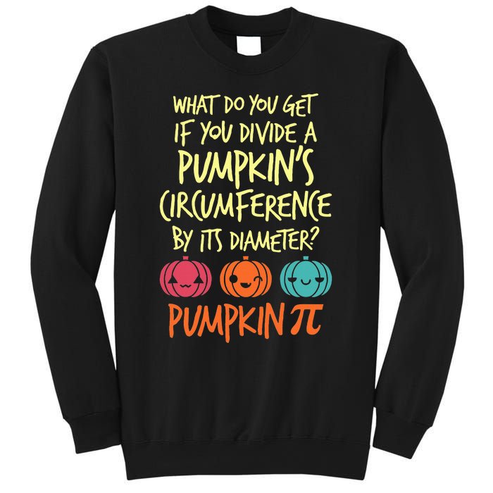 Funny Math Teacher Halloween Costume Pumpkin Pi Sweatshirt