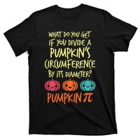 Funny Math Teacher Halloween Costume Pumpkin Pi T-Shirt